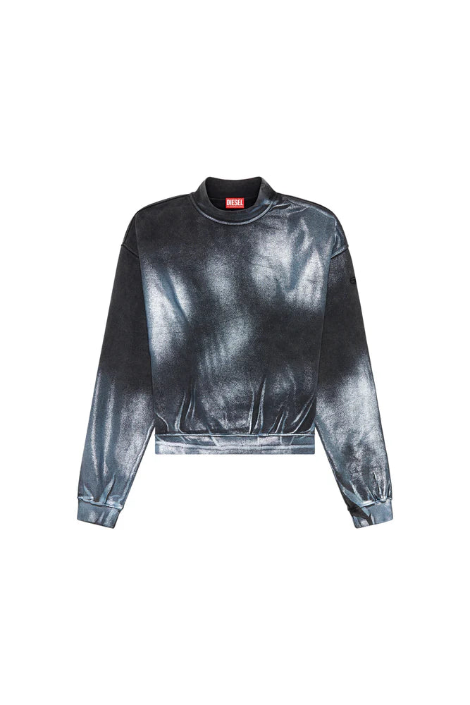 Faded metallic sweatshirt