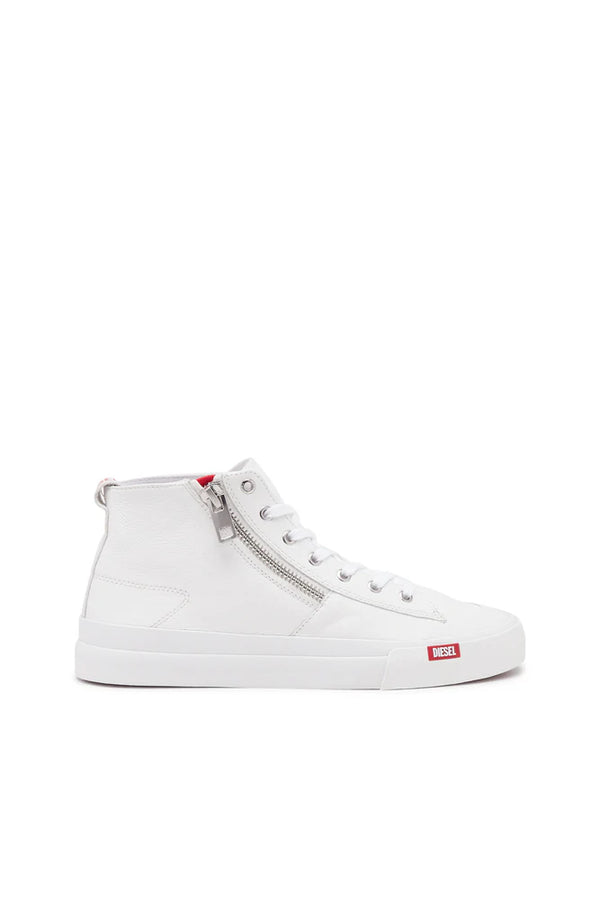 S-Athos Zip - High-top sneakers in premium leather