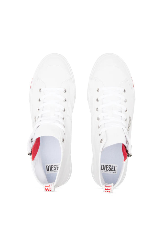 S-Athos Zip - High-top sneakers in premium leather