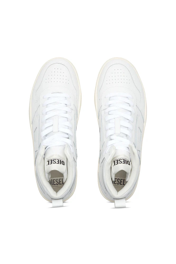 S-Ukiyo-High-top sneakers in leather