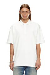 Polo shirt with maxi oval D embroidery