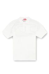 Polo shirt with maxi oval D embroidery